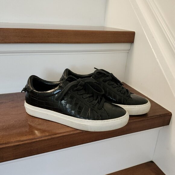 Givenchy women's black leather sneakers in size 36.5 - Picture 2 of 12